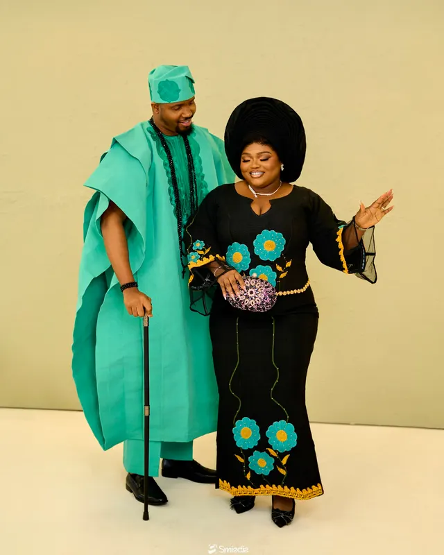 Precious and Paul posing together